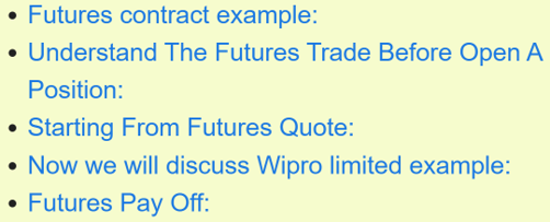 futures contract example