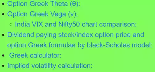 The option Greeks: Theta, Vega, and Rho part-2