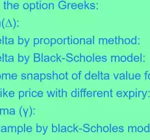 The option Greeks: Delta and Gamma part-1