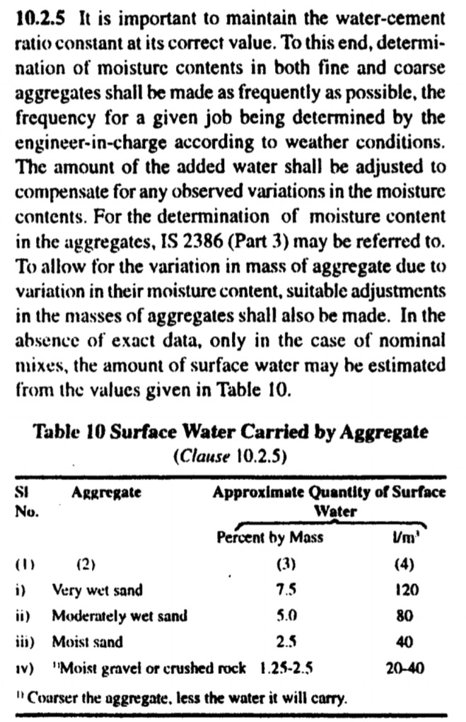 concrete trial mix ratio calculator 